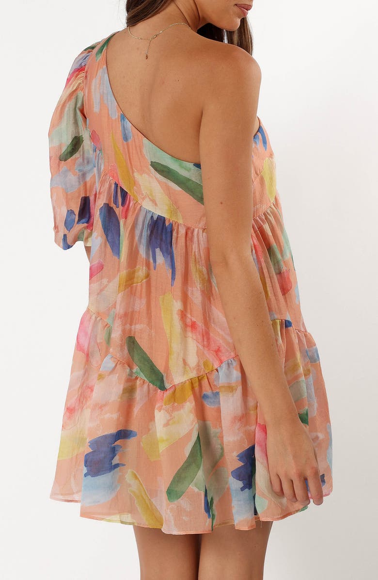 Petal & Pup Nida One-Shoulder Minidress, Alternate, color,