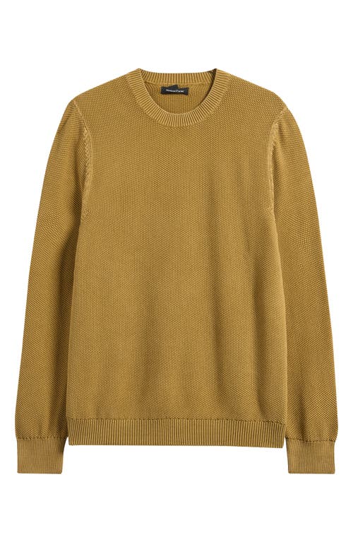 Treasure & Bond Garment Dyed Cotton Sweater In Brown