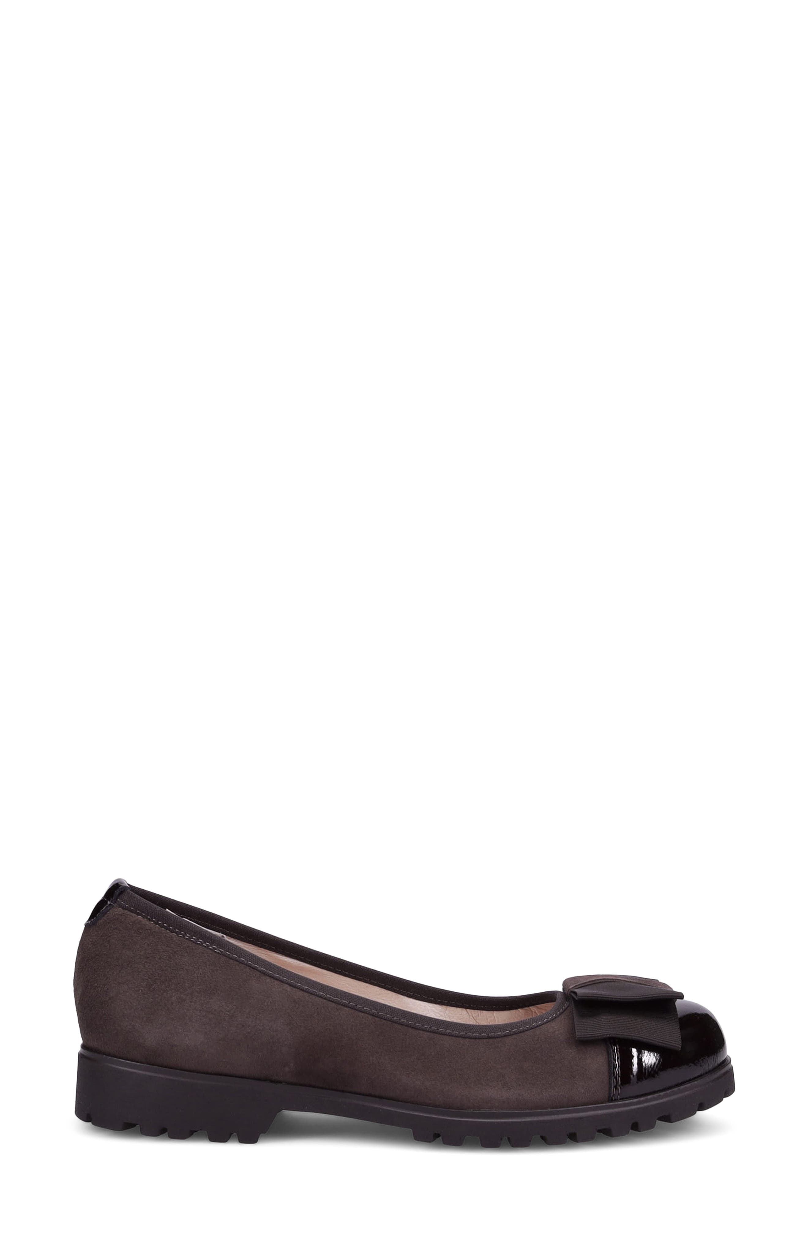 Ivale Water Resistant Bow Flat, Alternate, color, CHOCOLATE