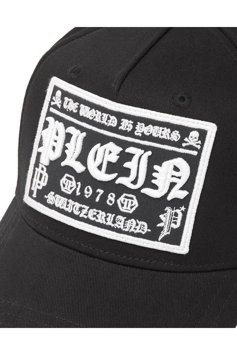 Baseball Cap Gothic Plein Adjustable Strap Unisex, Alternate, color, black