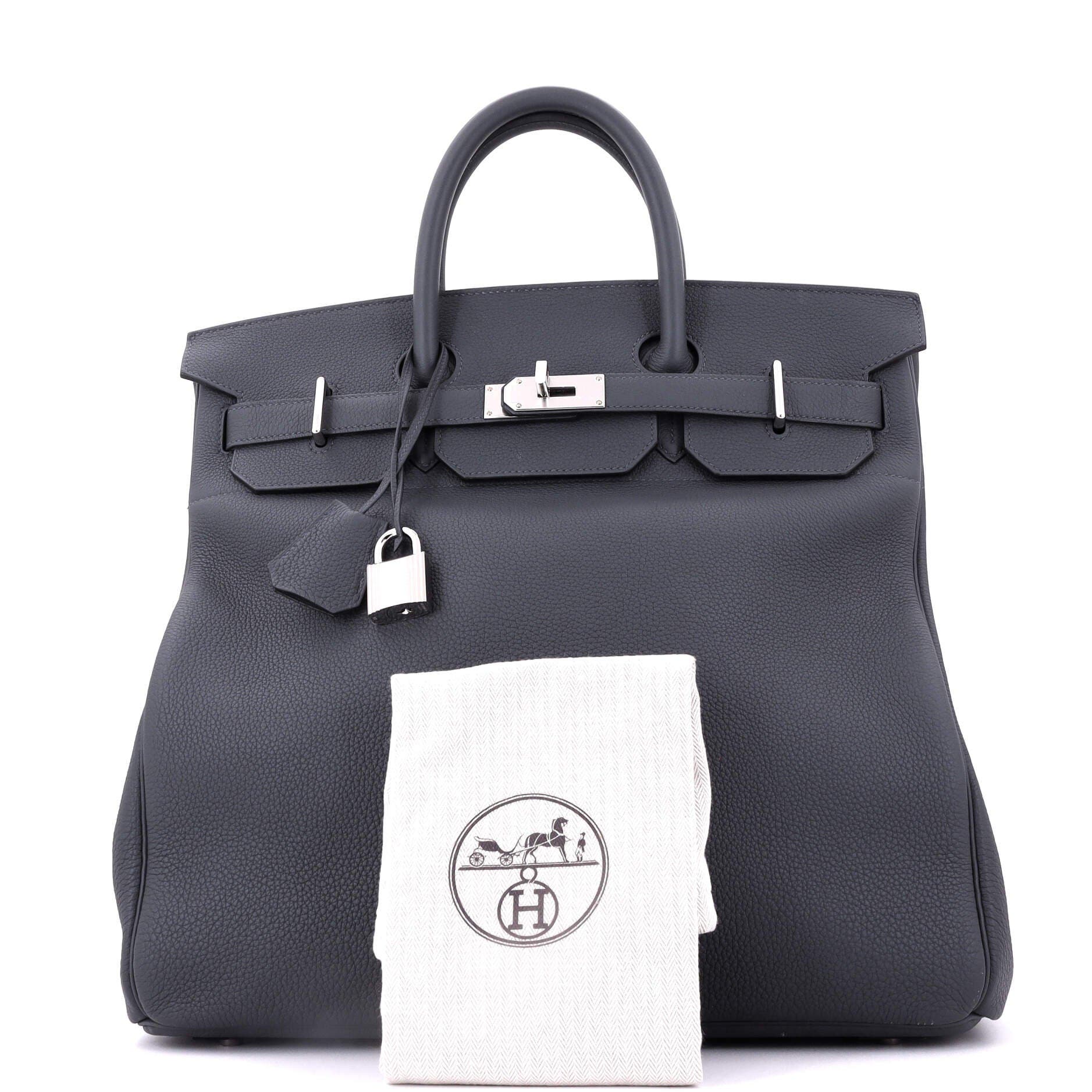 Pre-Owned Hermes HAC Birkin Bag Grey Togo with Palladium Hardware 40, Alternate, color, Gris Misty