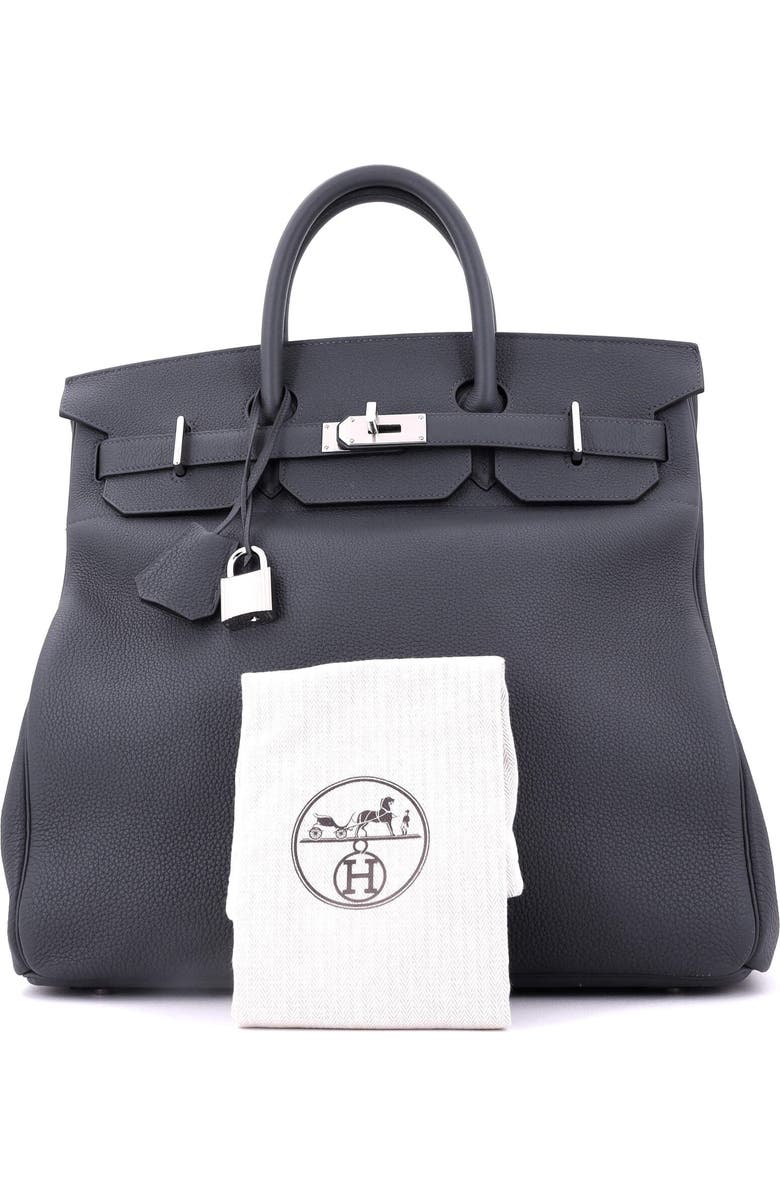 Pre-Owned Hermes HAC Birkin Bag Grey Togo with Palladium Hardware 40, Alternate, color, Gris Misty