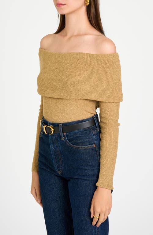 WAYF WAYF MORGAN OFF THE SHOULDER SWEATER 