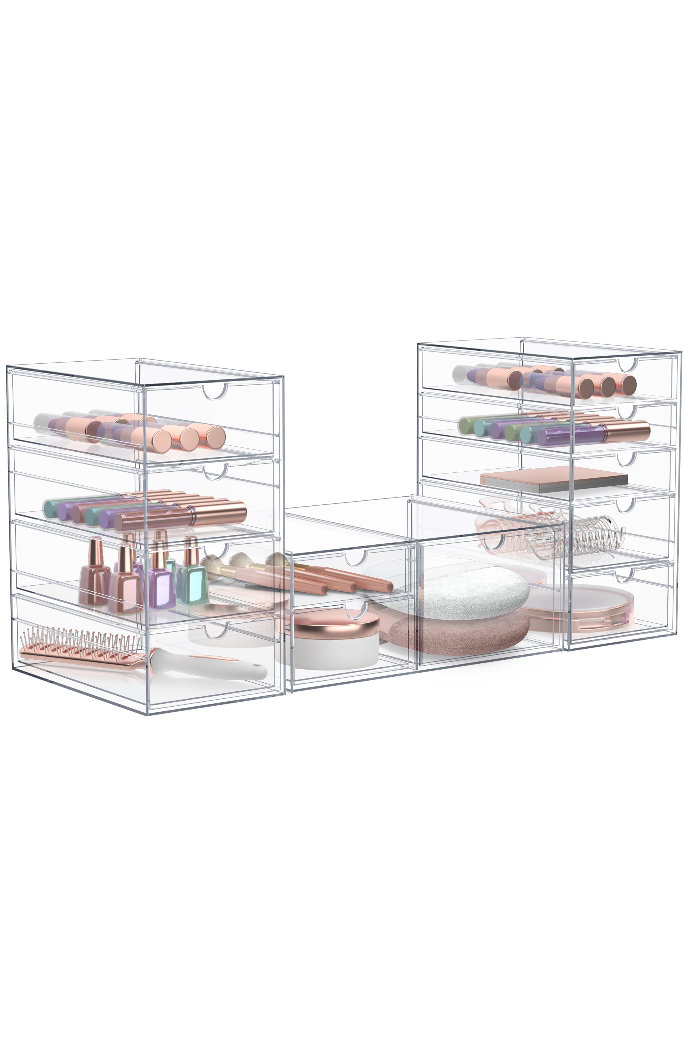 SORBUS 12-Drawer Acrylic Organizer