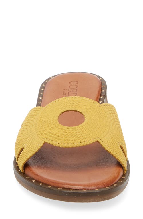 Cordani Slide Sandal Fiorella In Goldenrod