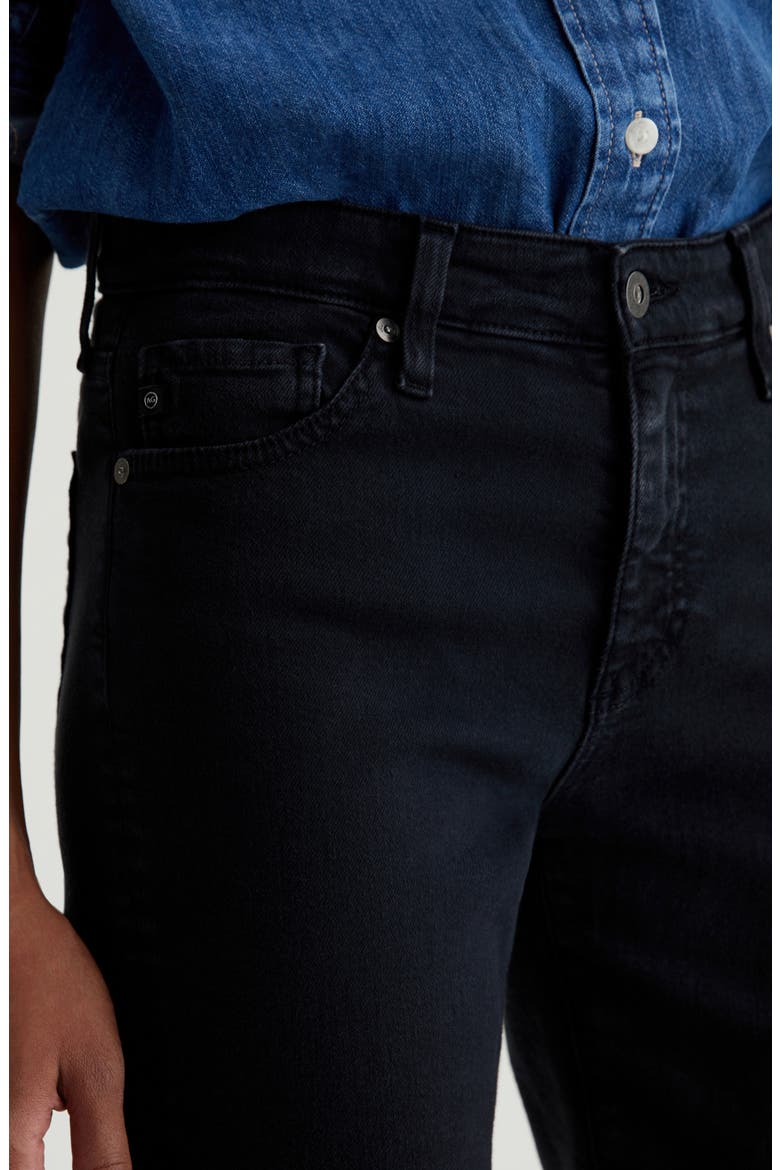 Mari Mid Rise Slim Straight Leg Crop Jeans, Alternate, color, SULFUR BLACK
