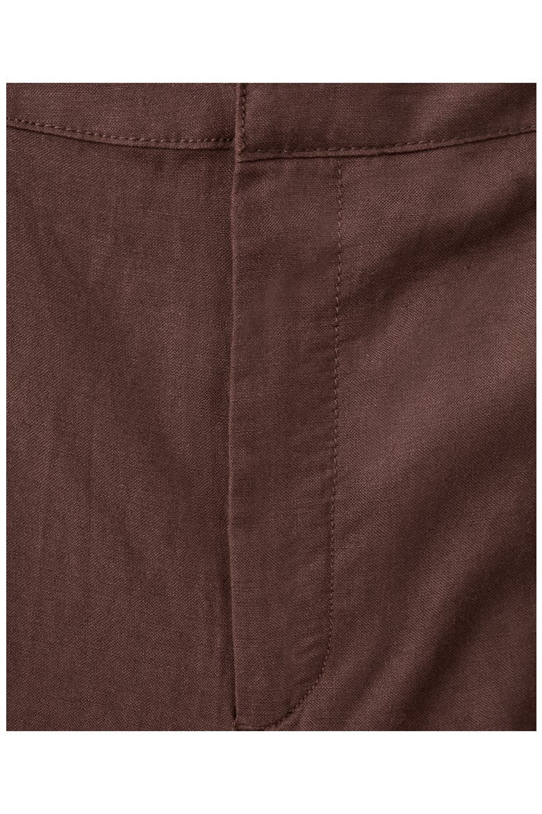 Flat Front Pants, Alternate, color, CHOCOLATE