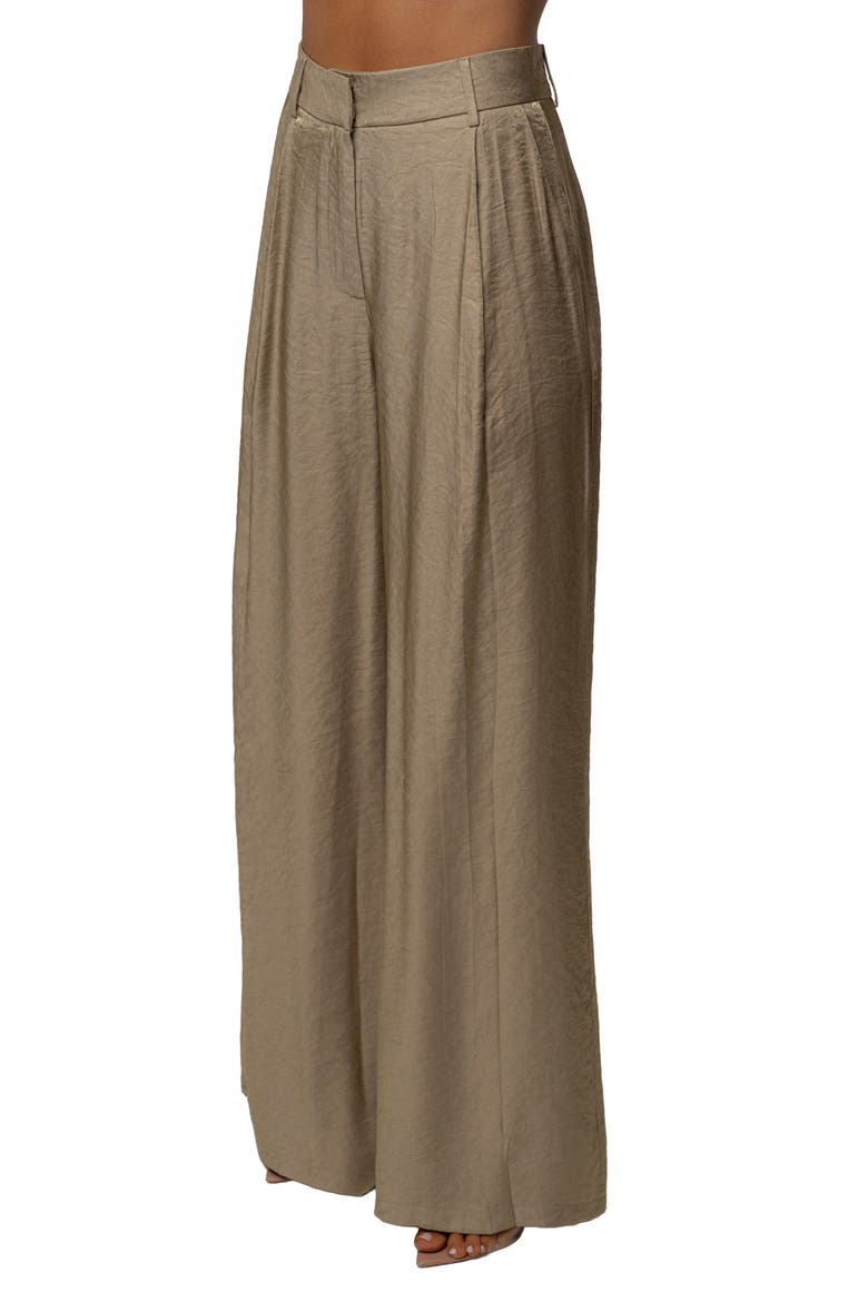 Monaco Wide Leg Pant, Alternate, color, Olive
