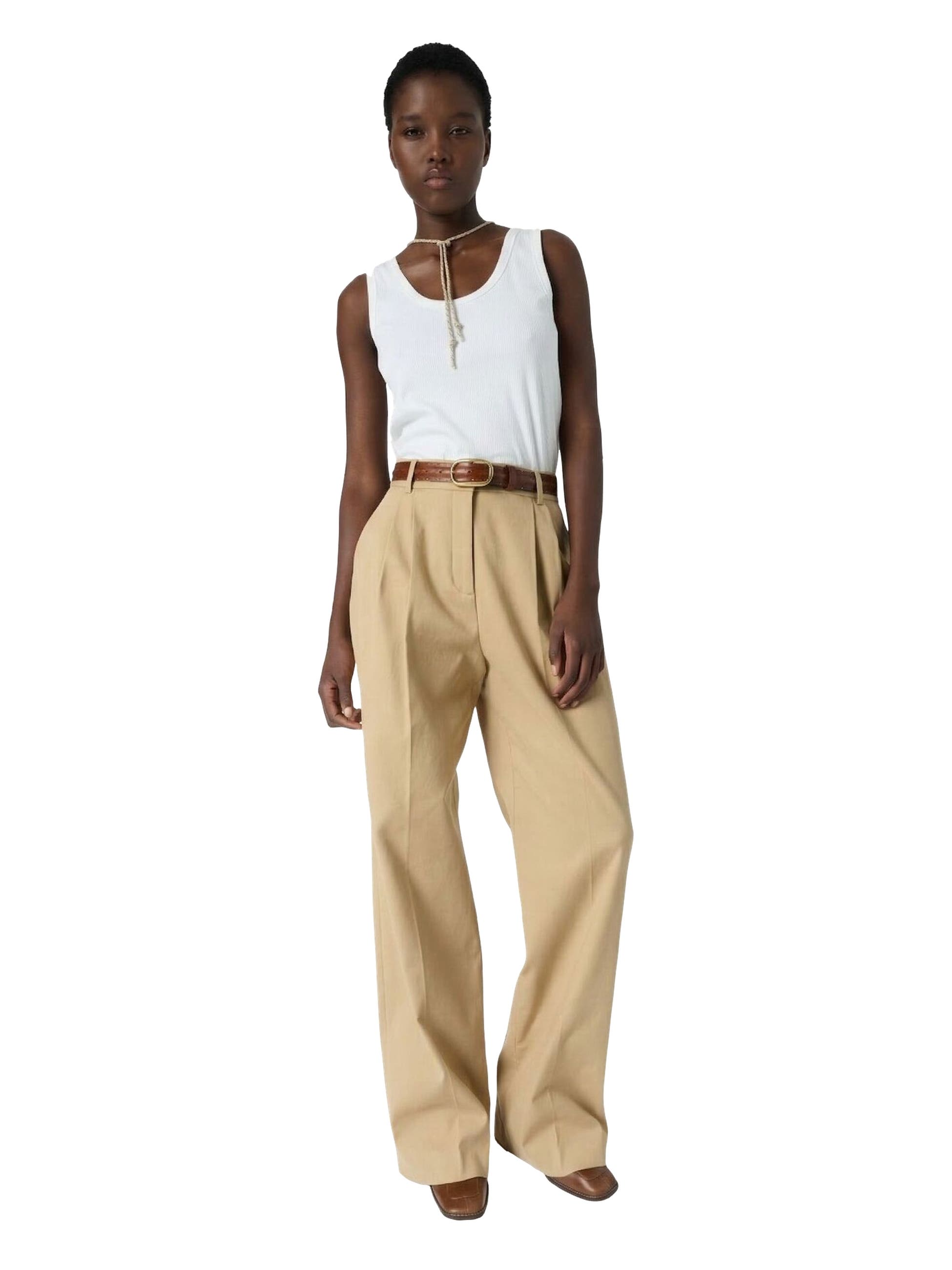 Azra High Rise Pleated Trousers (Women) | Nordstrom