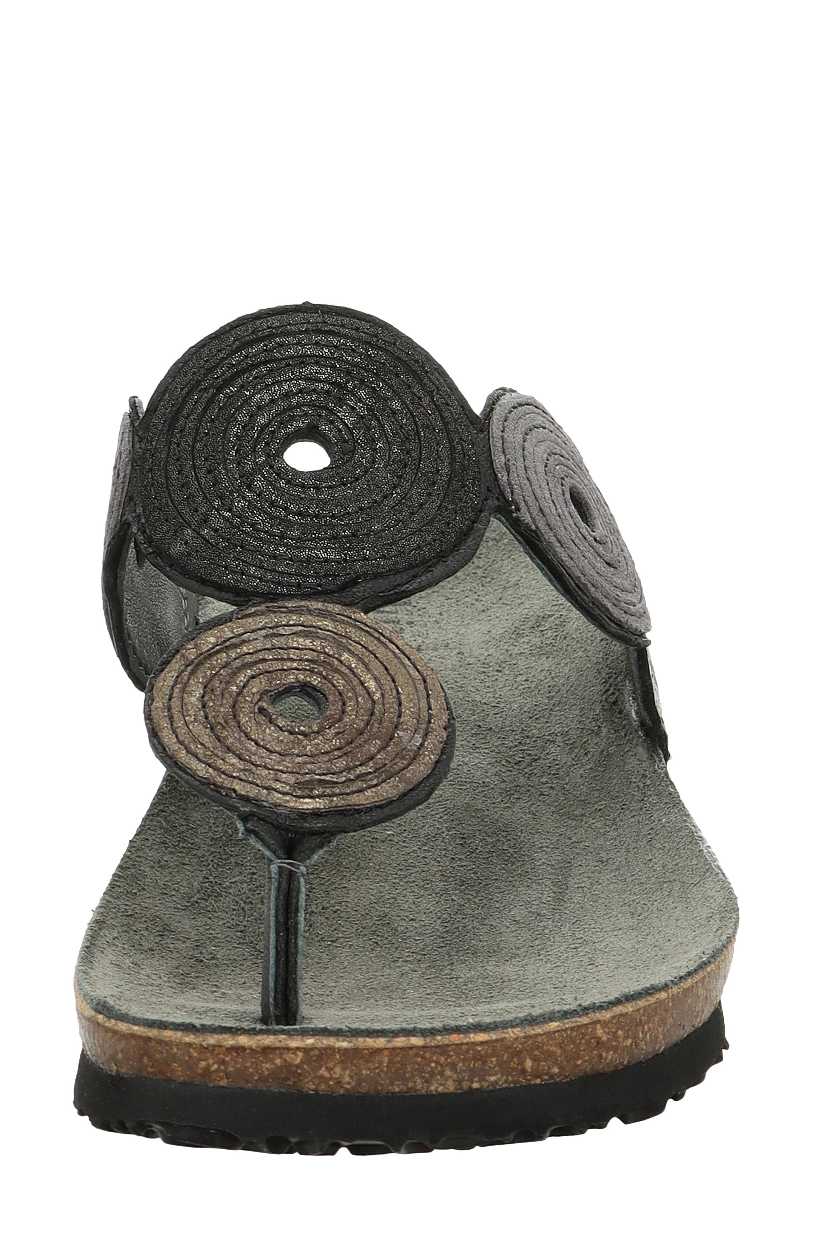 Think! Julia Circles Flip Flop, Alternate, color, Black