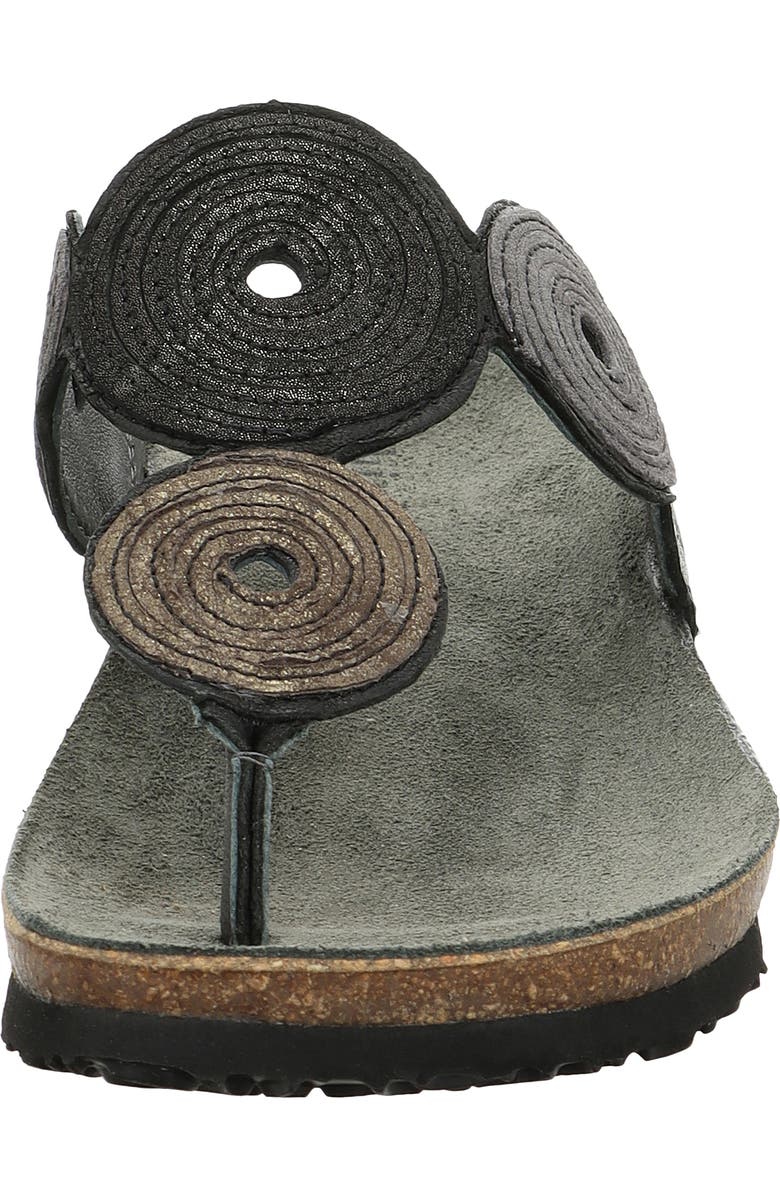 Think! Julia Circles Flip Flop, Alternate, color, Black