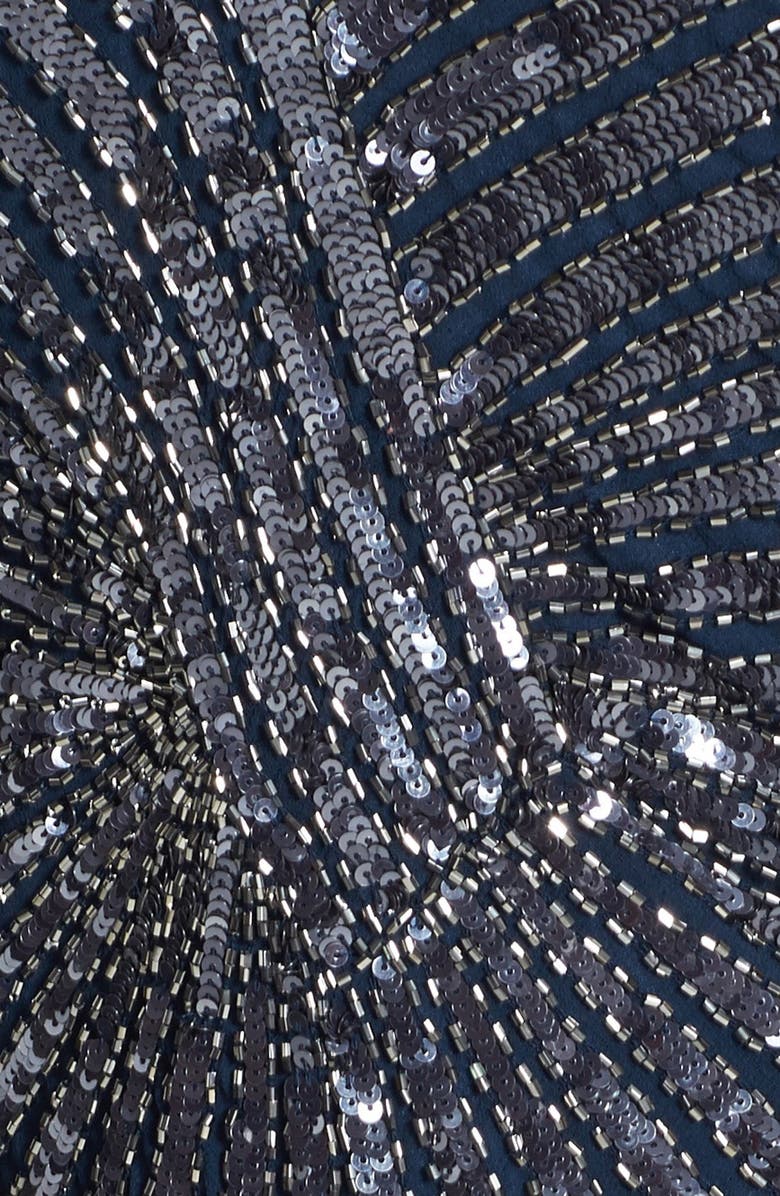 J Kara Embellished Chiffon Gown, Alternate, color, 