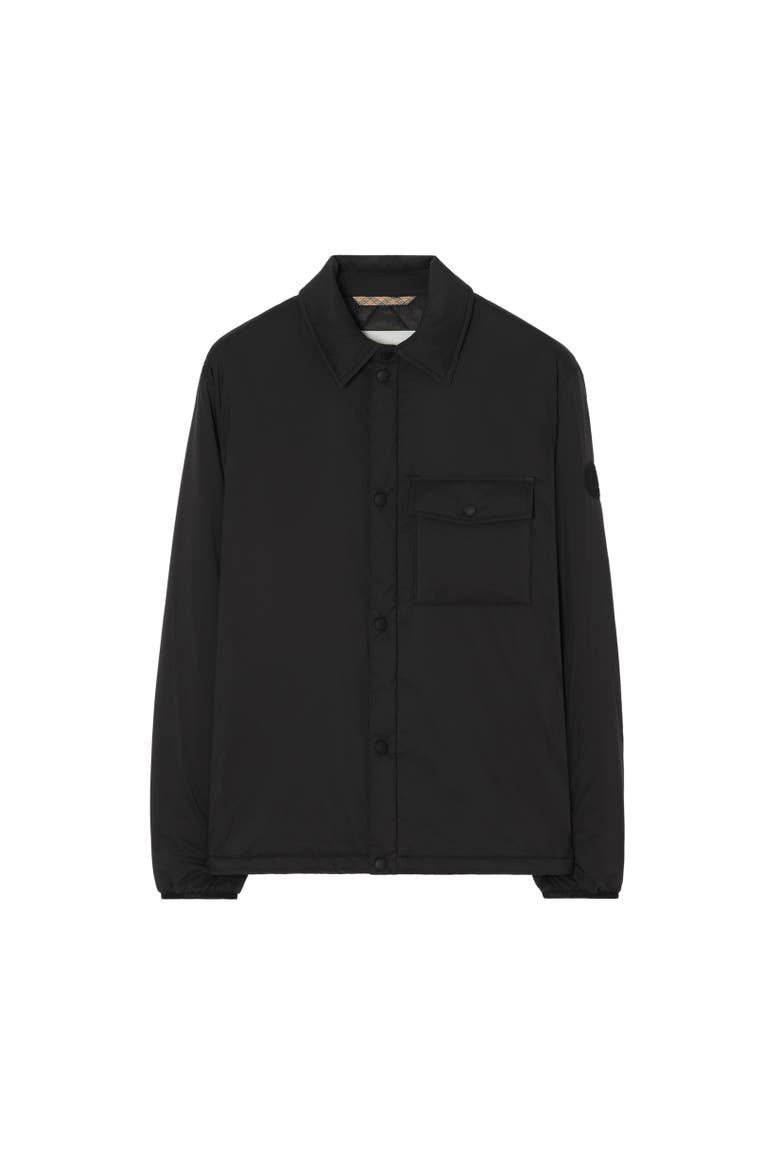 Nylon Dalewood Overshirt, Alternate, color, Black