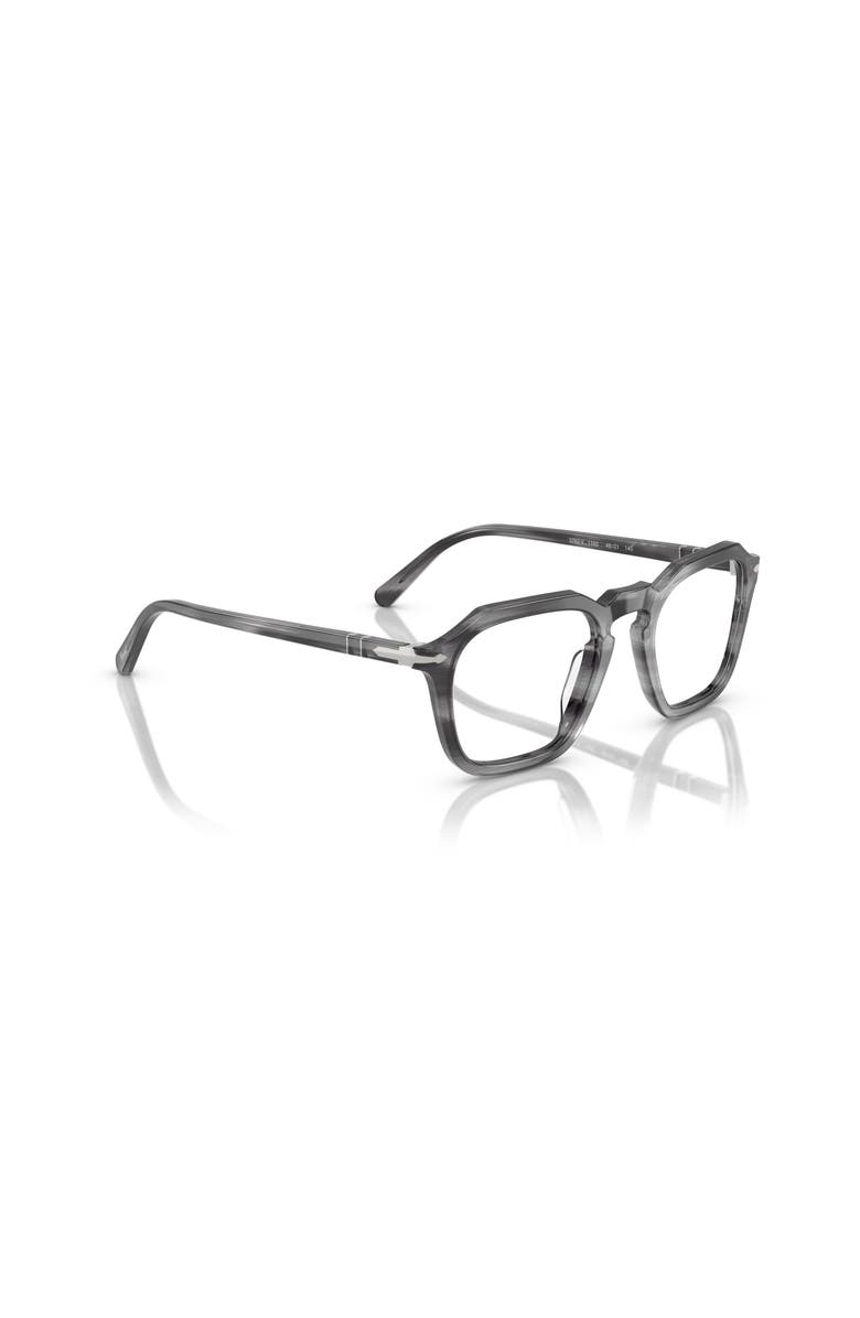 Persol 50mm Square optical glasses, Alternate, color, Grey