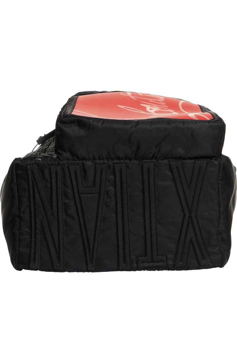 Christian Louboutin Loubideal Canvas & Rubber Backpack, Alternate, color,