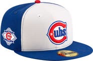 New Era Men's New Era White/Royal Chicago Cubs 150th Anniversary 59FIFTY Fitted Hat