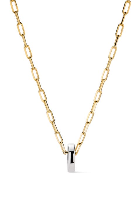 Gold Pendant - Jasper
