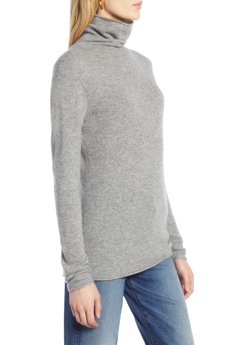 Halogen<sup>®</sup> Funnel Neck Cashmere Sweater, Alternate, color,