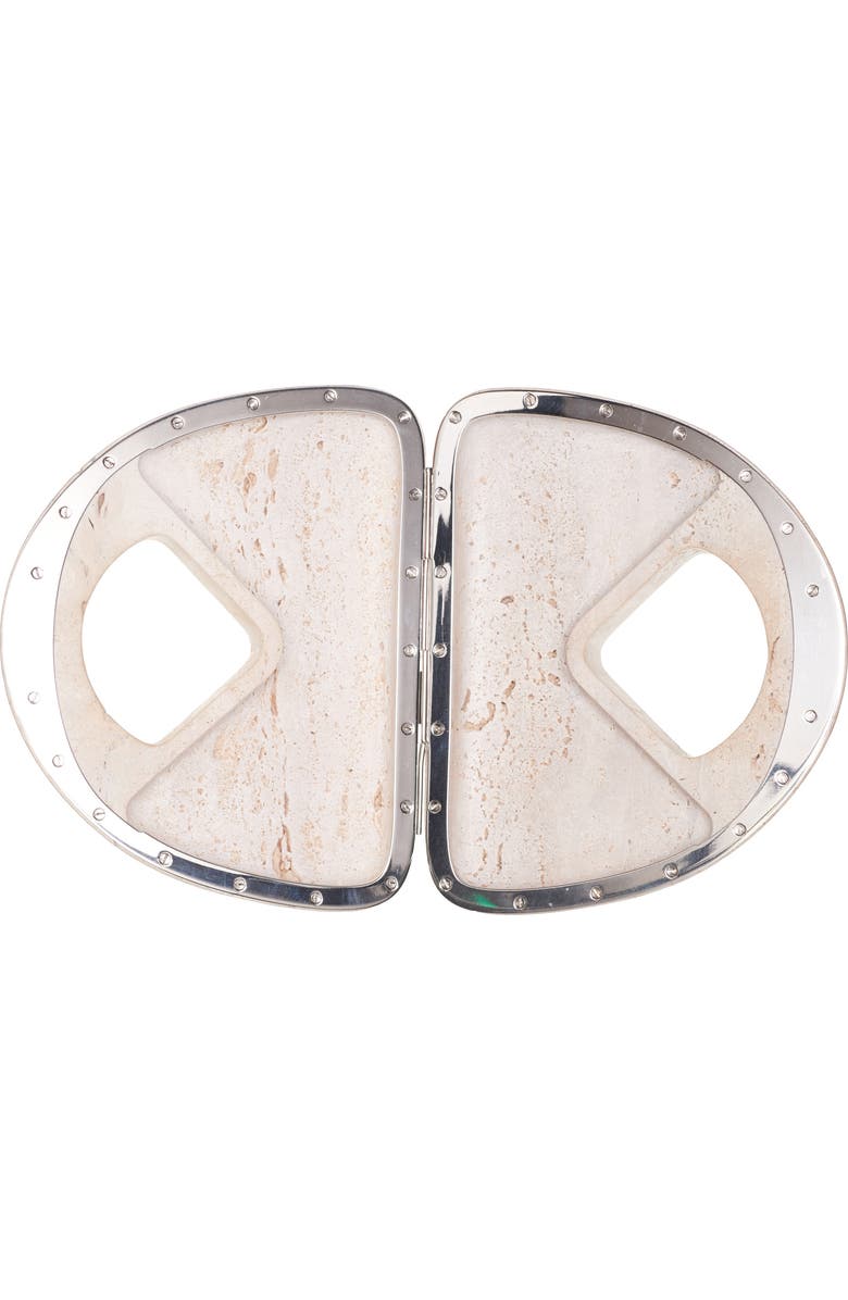 Bottega Veneta Kettlebell Travertine Stone Top Handle Bag, Alternate, color,