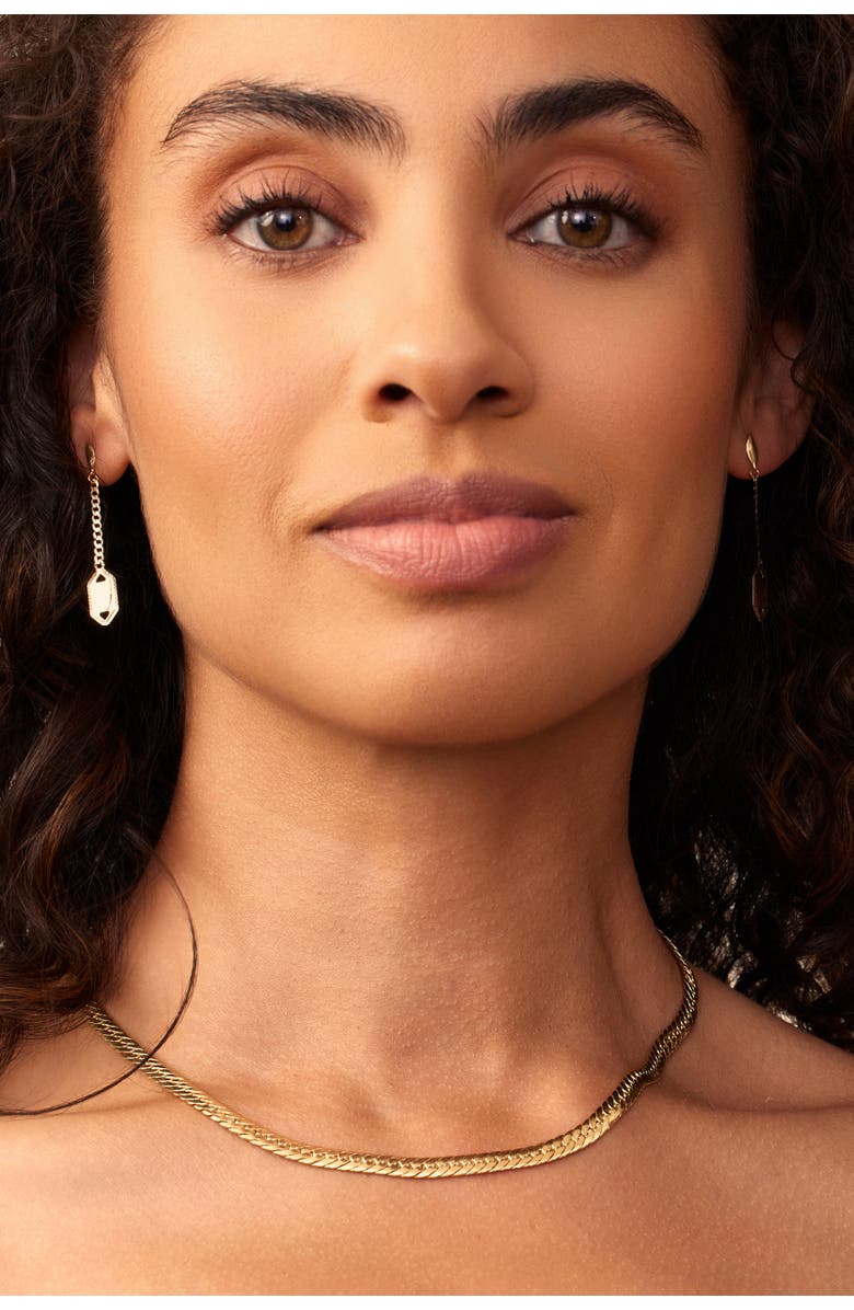 Oradina 14K Gold Anthem Drop Earrings, Alternate, color, Yellow Gold