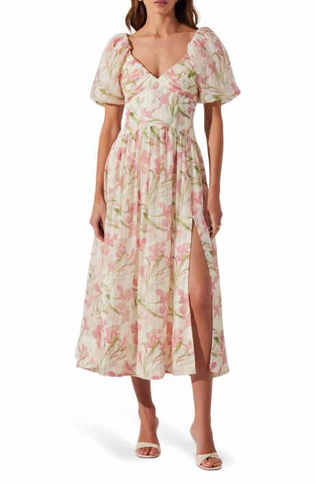 ASTR the Label Sasilia Floral Midi Dress