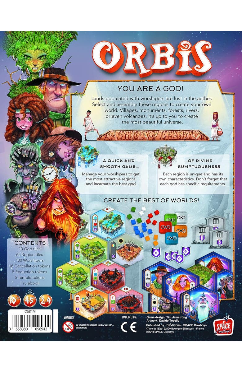 ASMODEE Orbis Strategy Board Game, Alternate, color, 