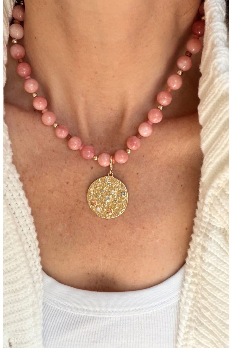 Beachcomber Tatum Medallion Charm, Alternate, color, Gold