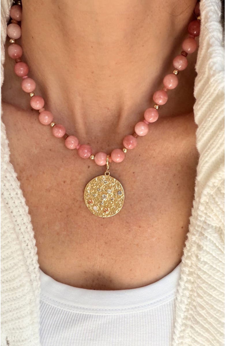 Stella & Dot Beachcomber Tatum Medallion Charm, Alternate, color,