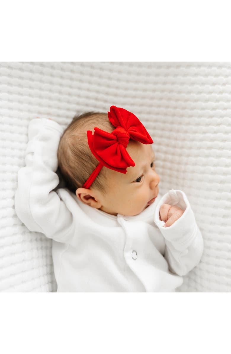 Baby Bling 3-Pack Baby Fab Skinny Bow Headbands, Alternate, color, 