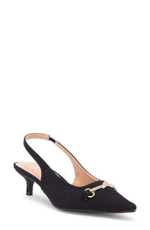 Aura Bit Slingback Kitten Heel Pump (Women)