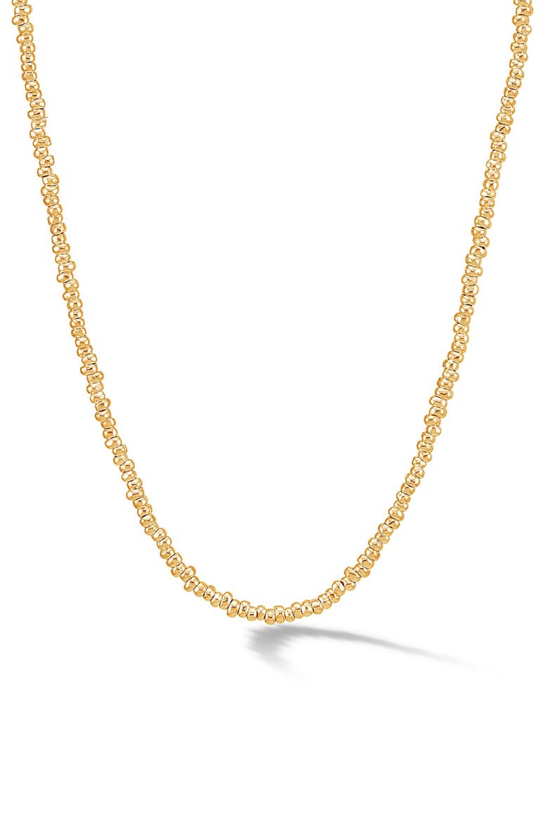Signature Small Nugget Necklace, Alternate, color, Yellow Gold Vermeil