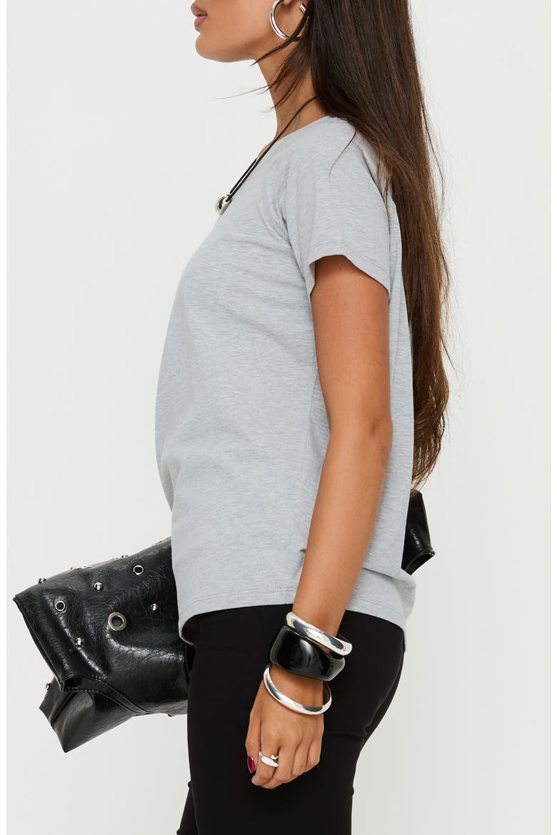 Icon Baby Off the Shoulder Top, Alternate, color, GREY