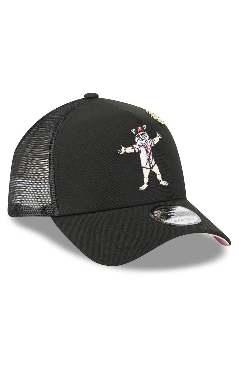 New Era Men's New Era  Black Arizona Diamondbacks 2025 Big League Chew A-Frame 9FORTY Adjustable Trucker Hat, Alternate, color, Black