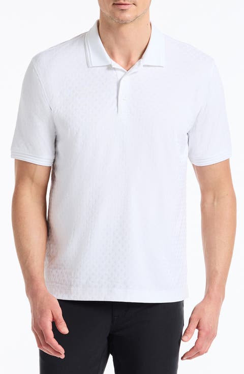 Elias Basket Weave Polo