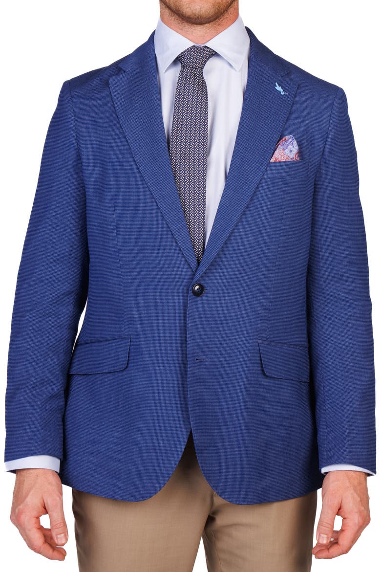 Birdseye Dobby Sport Coat, Main, color, NAVY