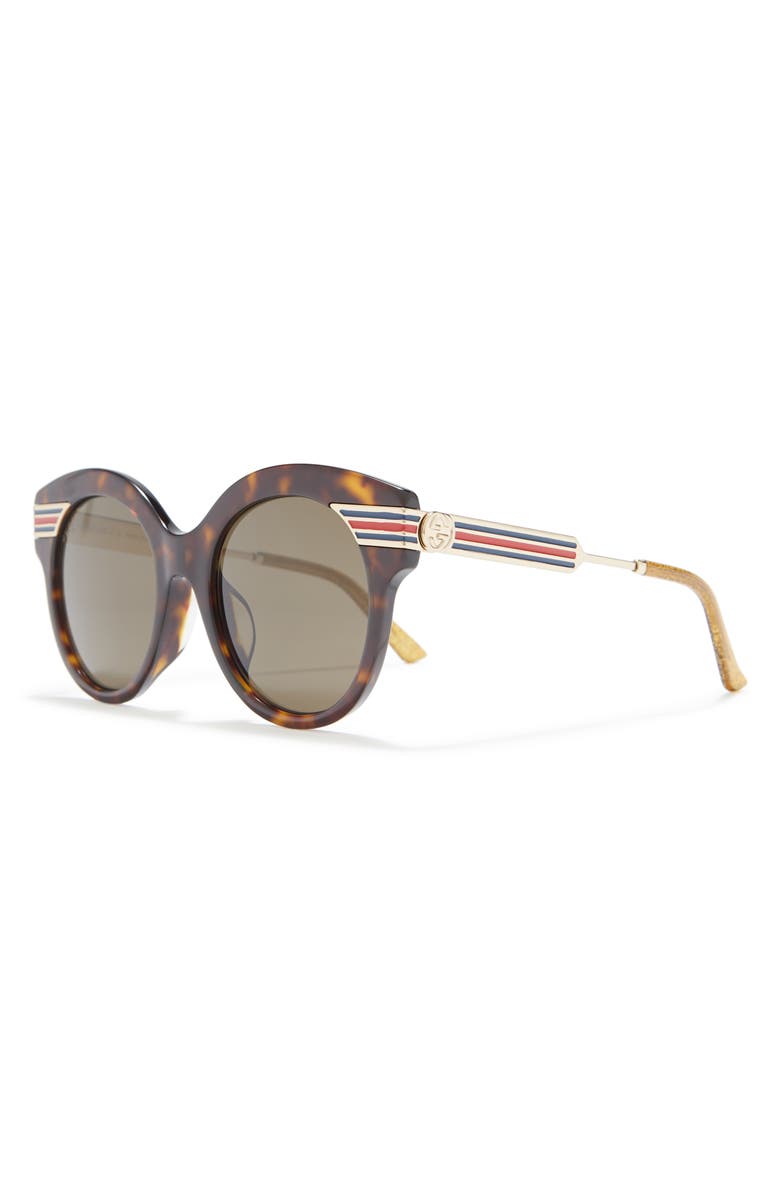 Gucci 52mm Round Sunglasses, Alternate, color,