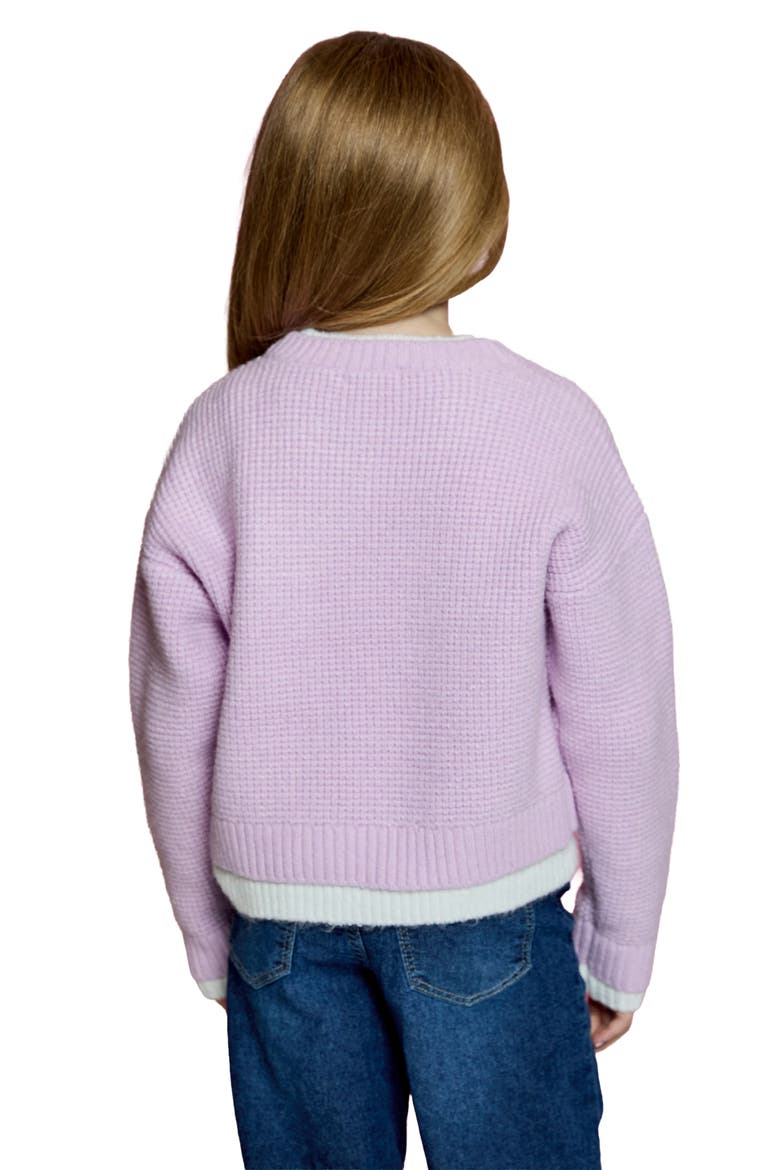 Kids' Pocket Pullover Sweater, Alternate, color, LAUGHING LILAC COMBO