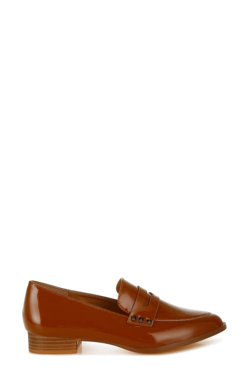 Rag & Co Noshiya Penny Loafer In Brown