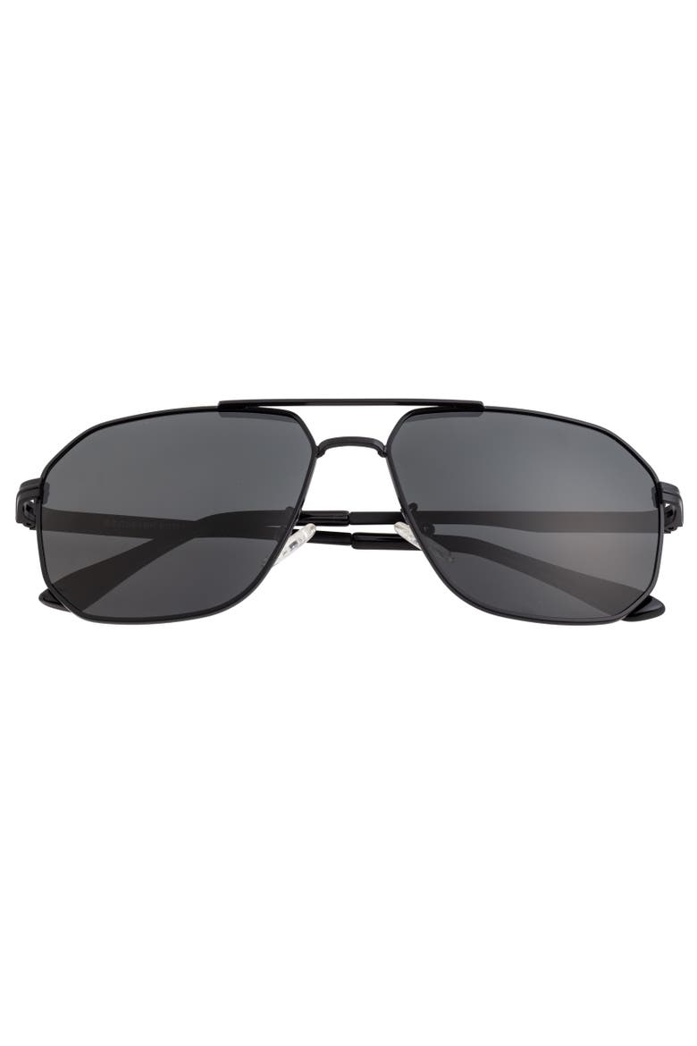 Norma Polarized Sunglasses, Alternate, color, Black/Black