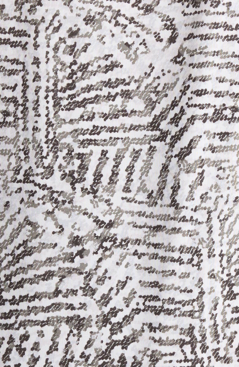 Tommy Bahama Veracruz Sands Island Echo Short Sleeve Button-Up Shirt, Alternate, color, Silver Sky