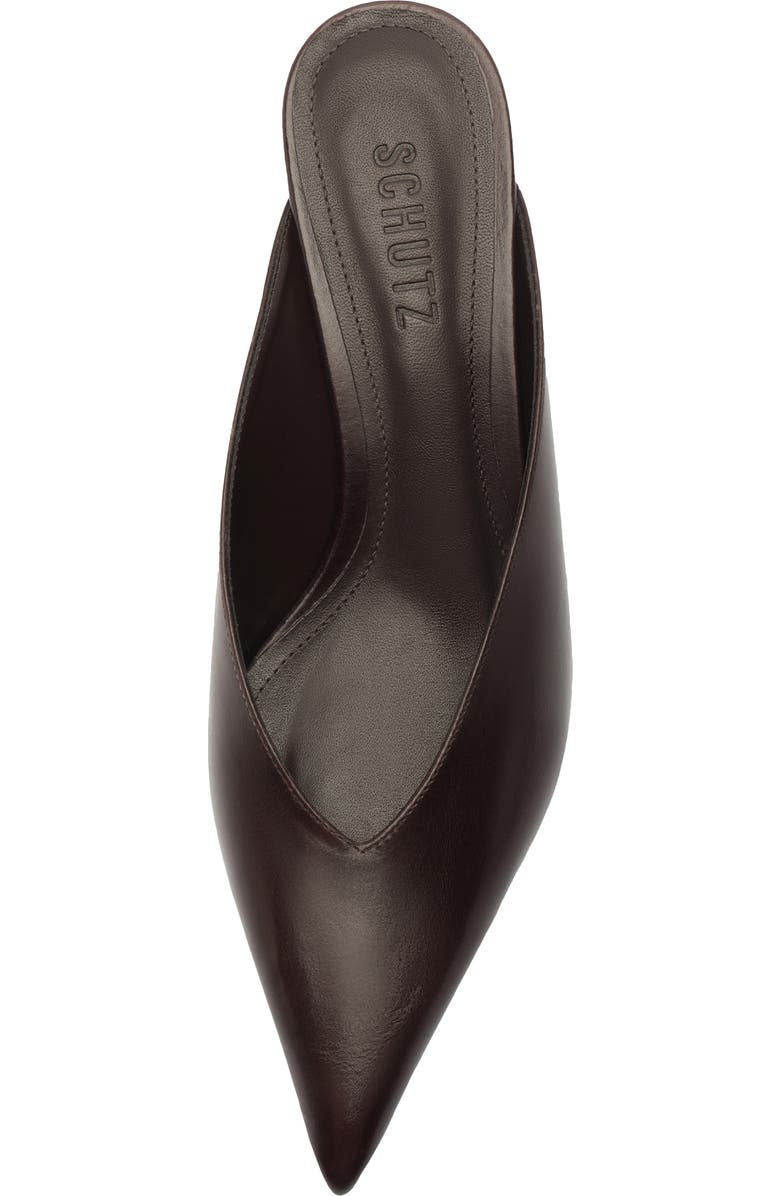 Schutz Loren Mule, Alternate, color, Dark Brown