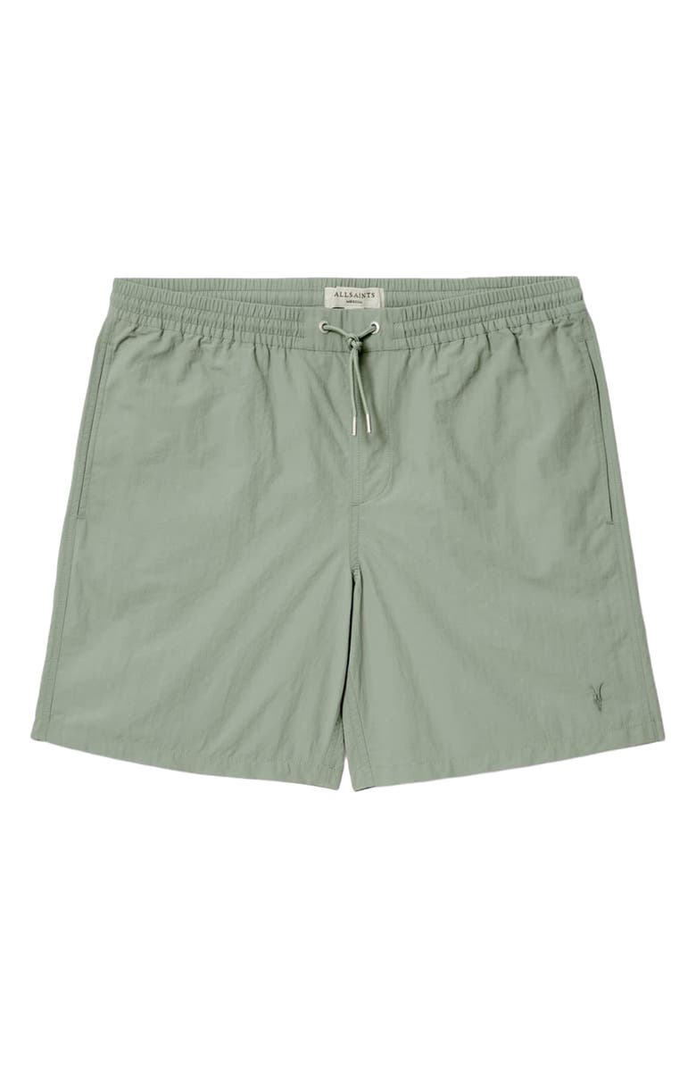 AllSaints Warden Swim Trunks, Alternate, color, Spring Green