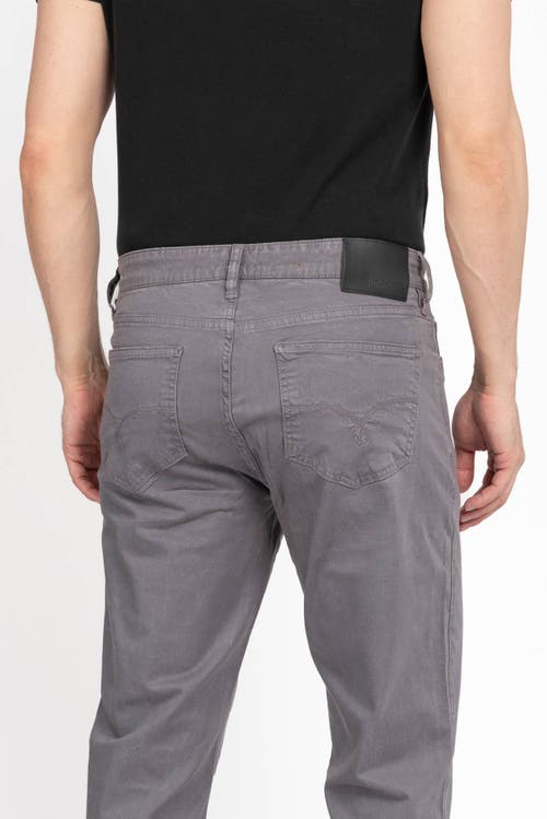 Shop Jack Of Spades High Roller Fit Five Pocket Pants In Charcoal Grey