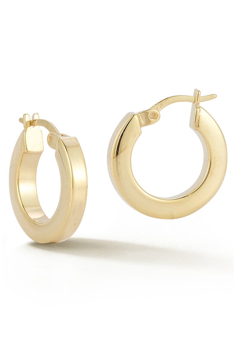 Tube Hoop Earrings, Main, color, GOLD