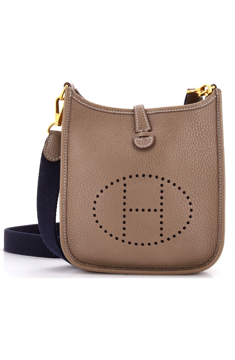 Pre-Owned Hermes Evelyne Bag Gen III Clemence TPM, Main, color, Etoupe