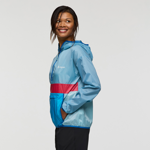 Cotopaxi Teca Half-zip Windbreaker In Blue
