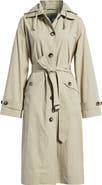 Bernardo Paperweight Long Raincoat