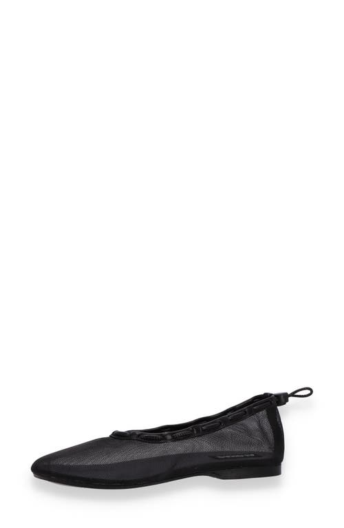 Alohas Gill Mesh Ballet Flat In Black