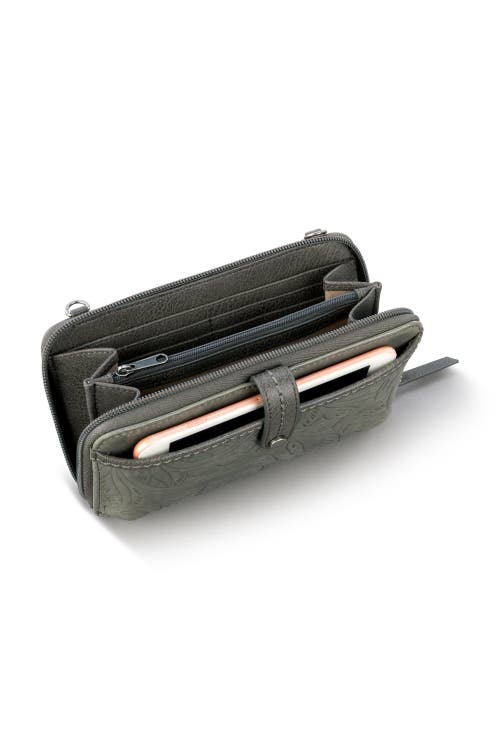 The Sak Iris Smartphone Crossbody In Slate Leaf