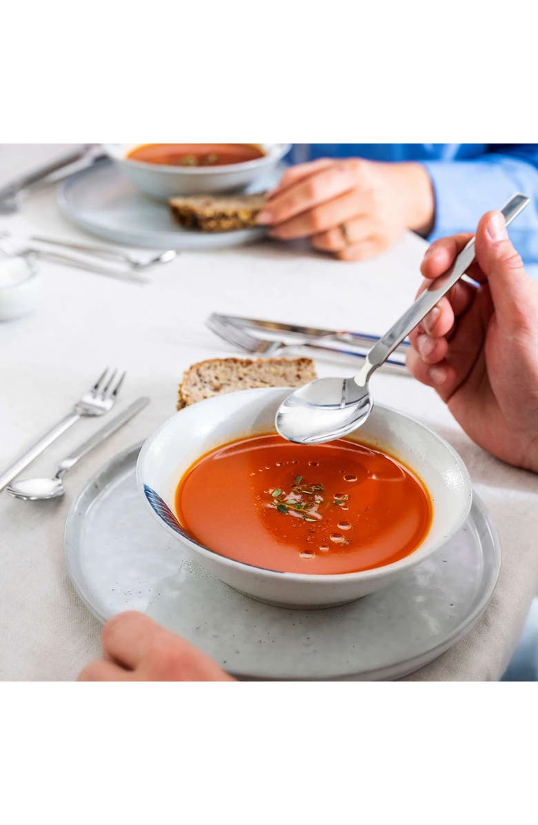 BergHOFF Elegant Stainless Steel 75-Piece Flatware Set, Alternate, color, Silver